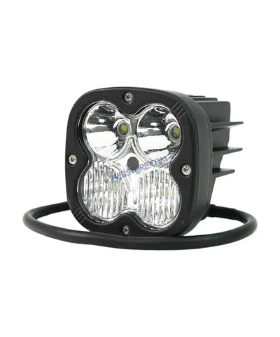 HJG 120W 4x4 4 LED CREE Spirit Model LIU HJG 60w Fog Light Auxiliary Light For All Motorcycles White With Yellow Filter Cap (Set of 2) HJG 4x4 CREE Spirit Model - Biker.Store - www.biker.store
