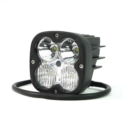 HJG 120W 4x4 4 LED CREE Spirit Model LIU HJG 60w Fog Light Auxiliary Light For All Motorcycles White With Yellow Filter Cap (Set of 2) HJG 4x4 CREE Spirit Model - Biker.Store - www.biker.store