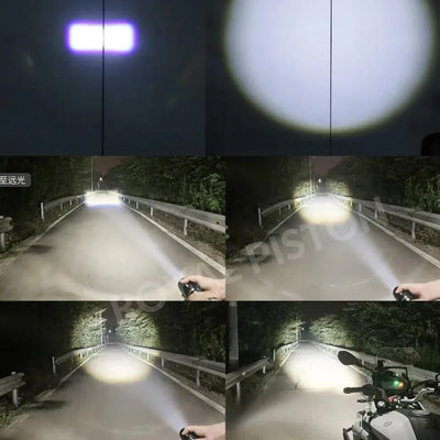 HJG KZ30 120W ORIGINAL Fog Light With Inbuilt 2 In 1 White And Yellow Powerful Fog Light (Original Hjg) Pack Of 2 - Biker.Store - www.biker.store