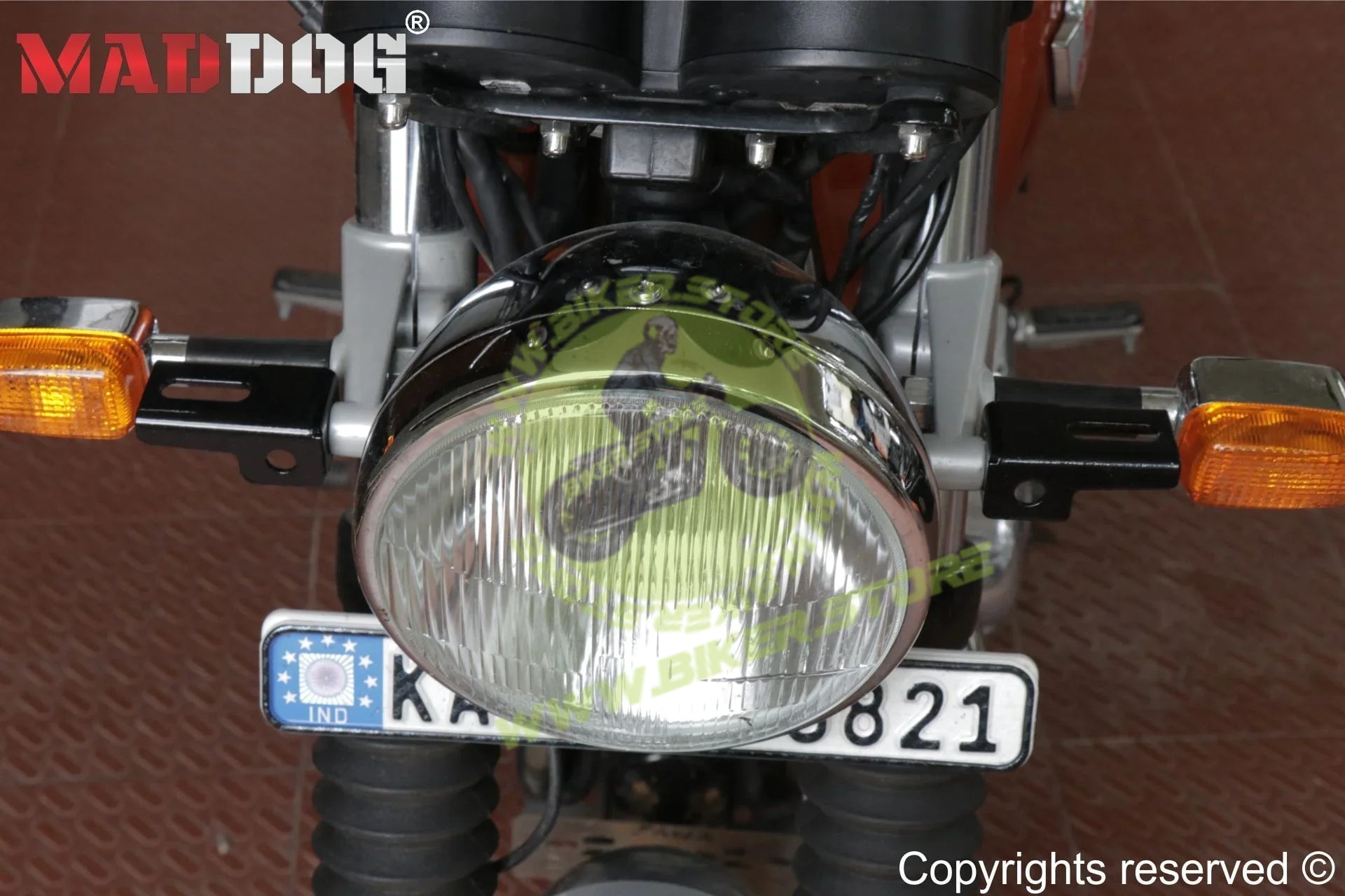 Maddog Universal Headlight Clamp - Biker.Store - www.biker.store