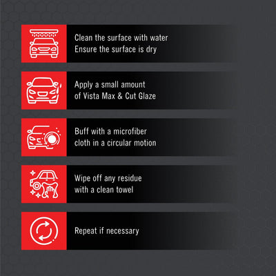 Vista Max Cut & Glaze 100 g | Minor Scratch Remover - Biker.Store - www.biker.store