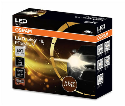 OSRAM HB3/HB4 9005/9006 LED Headlight Bulb, 80W, Pair - Biker.Store - www.biker.store