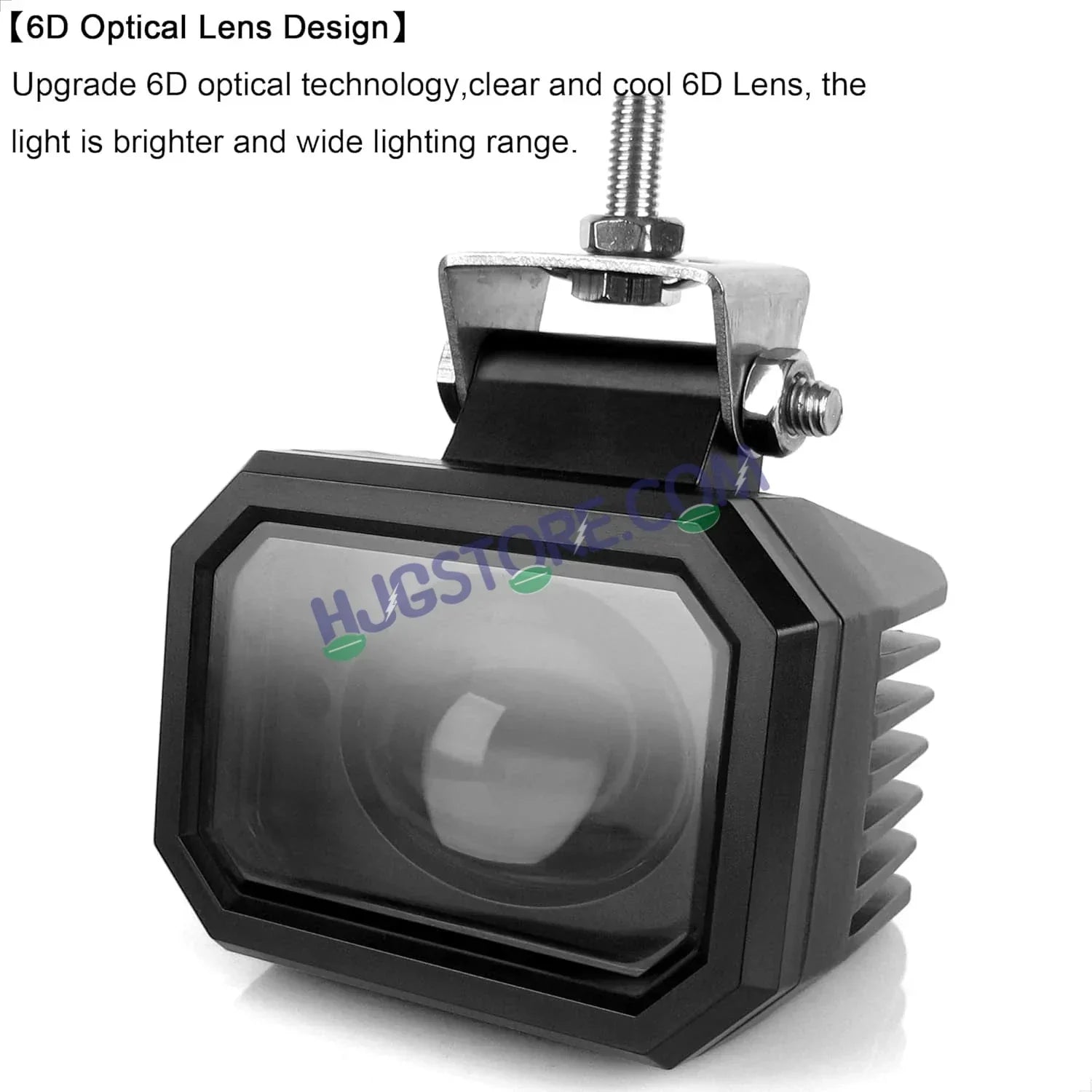 HJG 4 Inch Cube Pod Fog Light 120W 12000 Lumens Fog Light 2pc Foglight Pod Projector Spot Foglight 120W Foglight Ultra Wide Intensity 3000K/6500K LED Fog Lights 4 Inch Cube Light (120W) Universal For All Cars & Bikes LIU HJG 4 Inch Cube Pod Foglights - Biker.Store - www.biker.store
