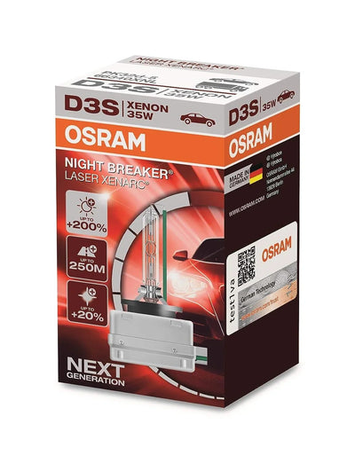Osram D3S 66340XNL Xenon Night Laser PK32D-5 FS1, 35W, 5000K - Biker.Store - www.biker.store