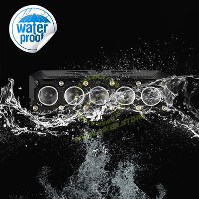 MOTO GENIUS Super Bright 5 LED Fog Light | Dual Mode Yellow & White Changing Light, High Low Beam, Aluminum Body, Universal Fit for Motorcycle & Car - Biker.Store - www.biker.store