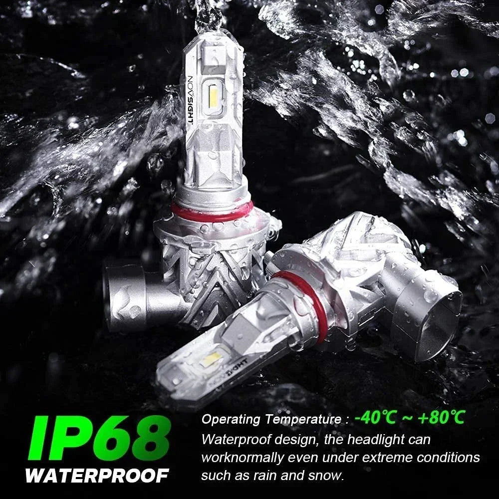 NightEye Novsight N35 high/Low LED Headlight Bulbs Extremely Bright 40W 10,000Lumens (H7) - Biker.Store - www.biker.store