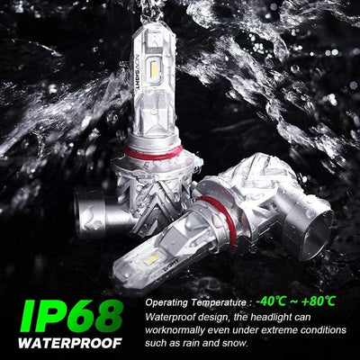 NightEye Novsight N35 high/Low LED Headlight Bulbs Extremely Bright 40W 10,000Lumens (H7) - Biker.Store - www.biker.store