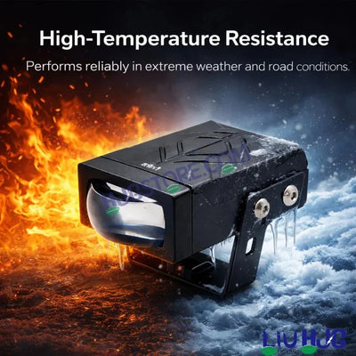 HJG HS92 Foglight Slim Drive Lens 80W Foglight with Two Type Clamps White/Yellow/Red Projector Foglight 80W Foglight Ultra Wide Dual Intensity LED Fog Lights White/Yellow/Red Devil Hi/Lo Fog Universal For All Cars & Bikes LIU HJG HS92 80W Foglight 2pc - Biker.Store - www.biker.store