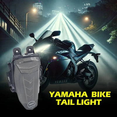 HJG R15 Tail Light Assembly Arrow Multicolor Bike Tail Light Brake Light Indicator Light in 1 Motorbike LED for Yamaha R15 V3, R15 V4, R15 M, MT 15 (12 V, 12 W) LIU HJG Arrow Tail Light Assembly R15 V4, R15 M, MT 15, Pack of 1 - Biker.Store - www.biker.store