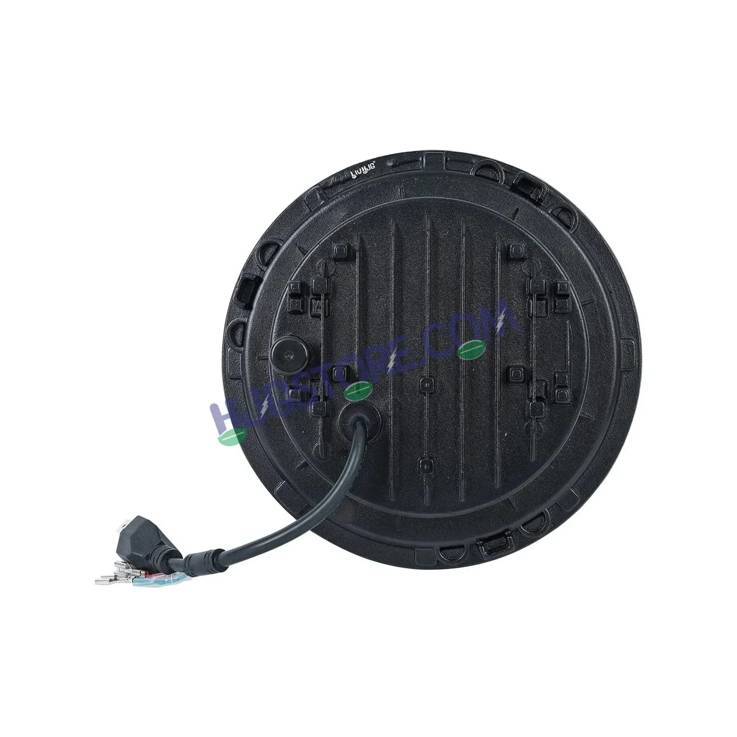 HJG Genuine Phantom Ring 5.75 Inch LED Headlight Avenger Fitting with Spotless and Bright DRL Fits in Bajaj Avenger, Harley Davidson, Jeep 5.75" (12V-80V DC 75W) - Biker.Store - www.biker.store