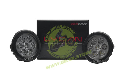 Maddog Lycan Auxiliary Lights - Biker.Store - www.biker.store
