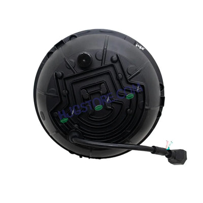 HJG 7 Inch Angel Wings White LED Headlight Angel Wings Headlight Assembly for Thar Royal Enfield | 75-120W CREE/Osram LED Chip Multi color Compatible with Royal Enfield, Jeep, Thar, Gypsy - Biker.Store - www.biker.store