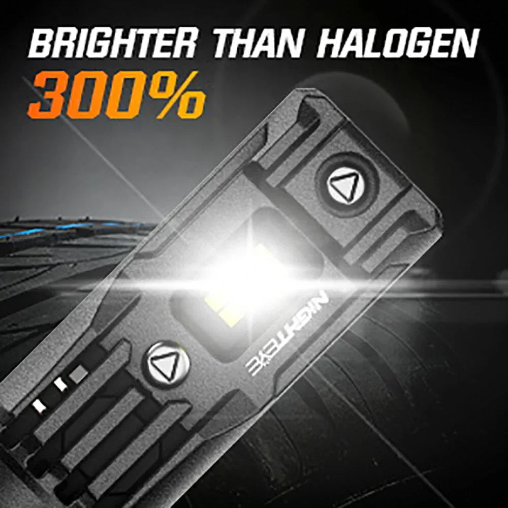 NightEye A315-S10 9005/HB3 2PCS 6500K White LED Car Headlight Bulbs 22000LM/Pair LED Front Headlamp IP68 Waterproof - Type 9005/HB3 - Biker.Store - www.biker.store