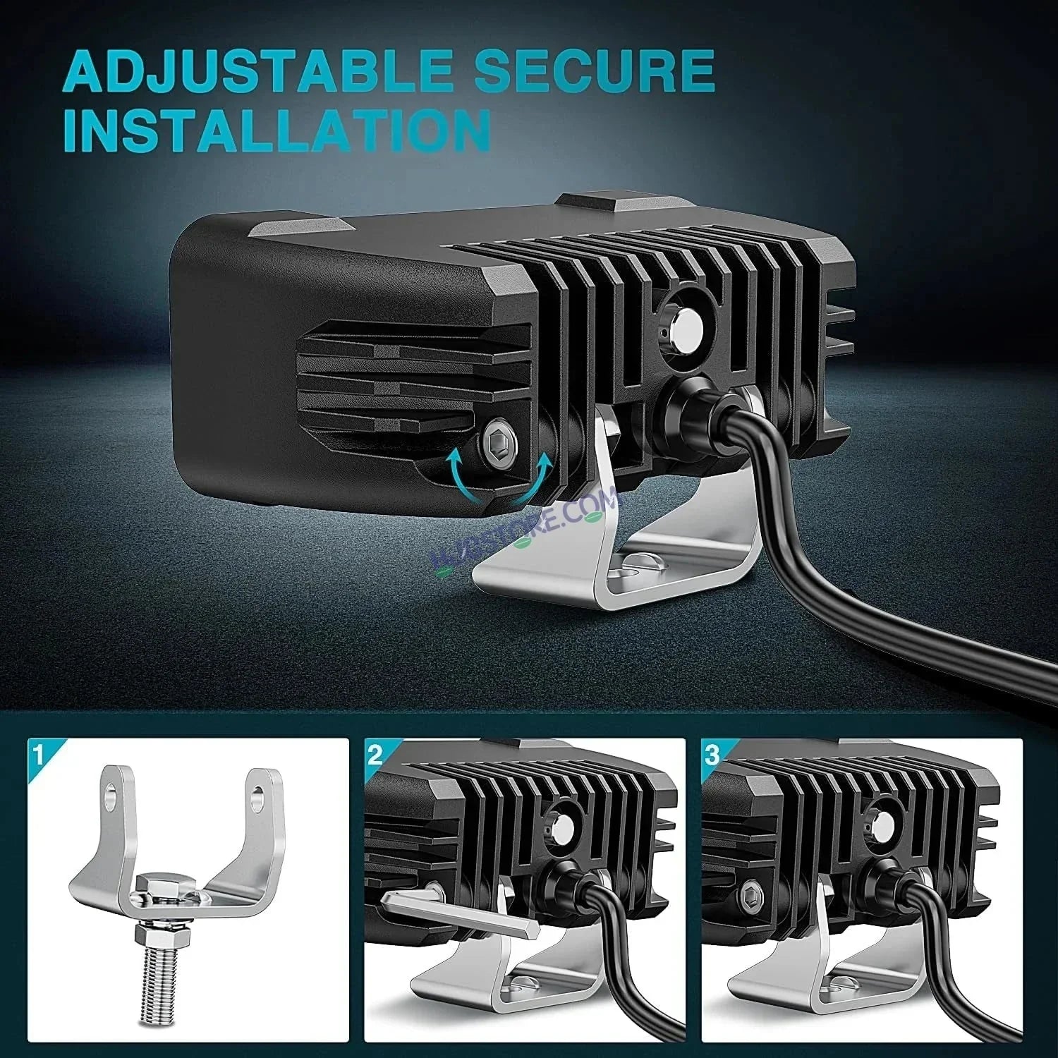 HJG W26 Bezelless Blade 2pc CREE Lens Foglight 120W Square Edge W26 Bezelless Blade 2pc Foglight 120W Foglight Ultra Wide Intensity LED Foglight White CREE Spread Foglight (120W) Universal For All Cars & Bikes LIU HJG W26 Bezelless Blade Lens Foglight 2pc - Biker.Store - www.biker.store