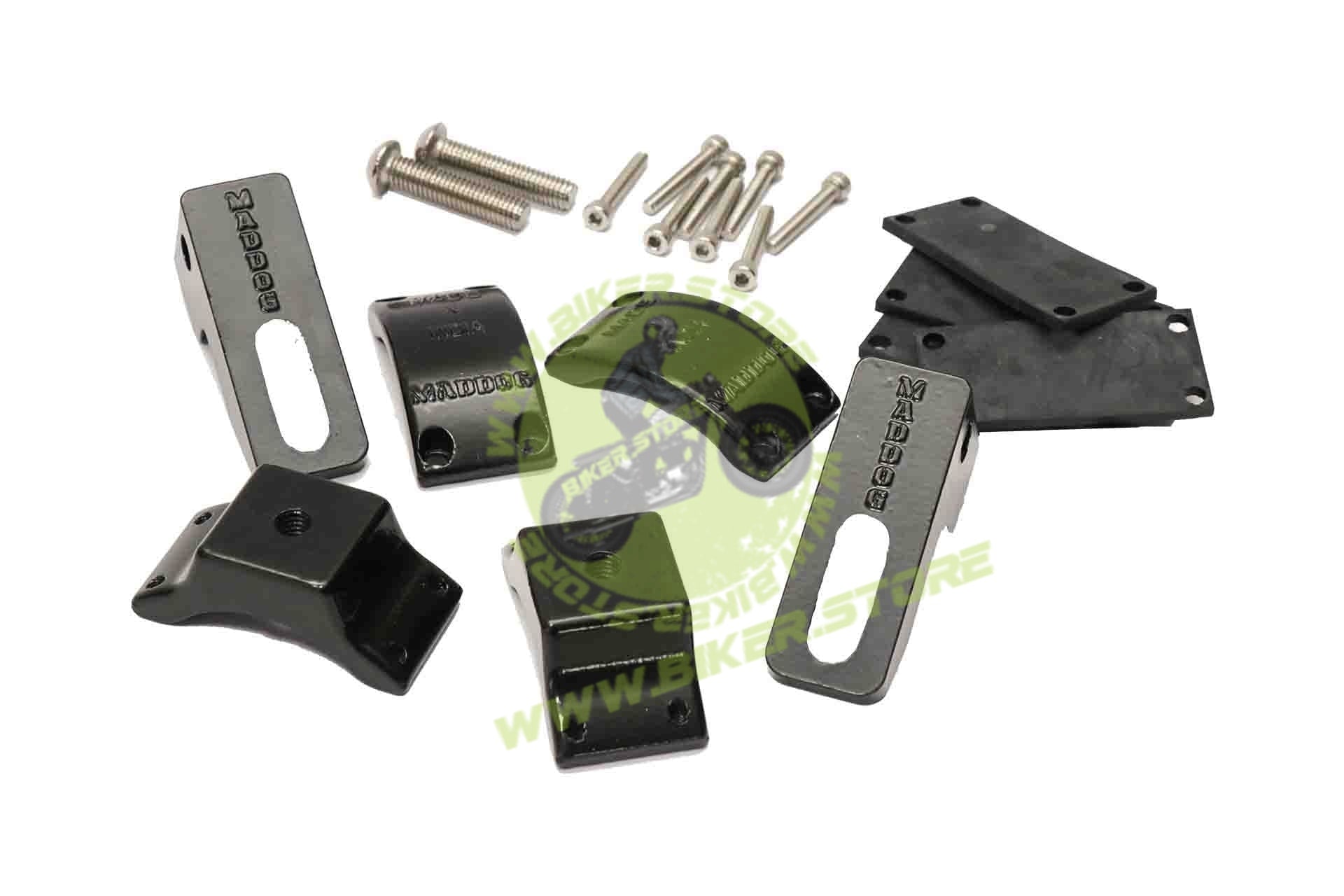 Maddog Universal Light Mounts (16mm-38mm) - Biker.Store - www.biker.store