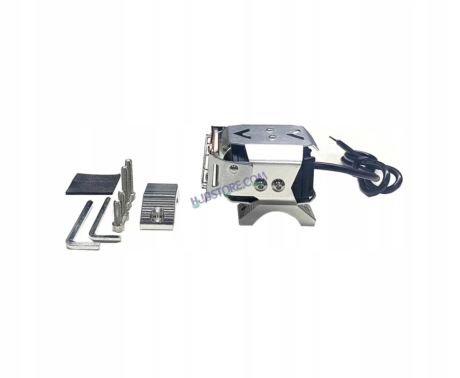 HJG Chrome Transformer Foglight 140W LED Projector with Wiring Kit Slider Yellow Cap Wide Spread White/Yellow 140W 2pc Foglight Ultra Wide Dual Intensity LED Driving Fog Lights 3000K/6500K Universal For All Cars & Bikes, Pack of 2 with Wiring Harness Kit - Biker.Store - www.biker.store