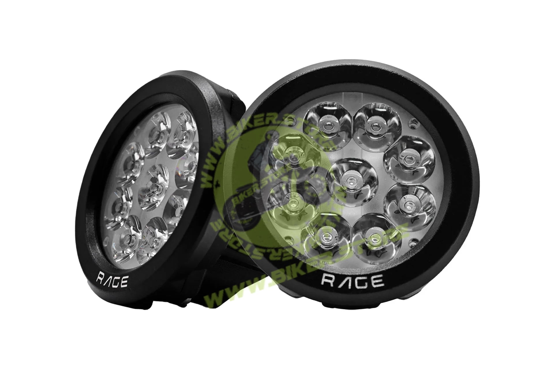 Maddog Rage Auxiliary Lights - Biker.Store - www.biker.store