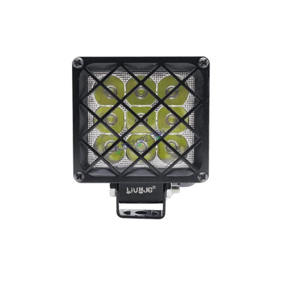 HJG 9 LED Grille 60W Square Fog Light with Flashing Mode For Universal For Bike Universal For Car (Set of 2) 60W HJG - Biker.Store - www.biker.store