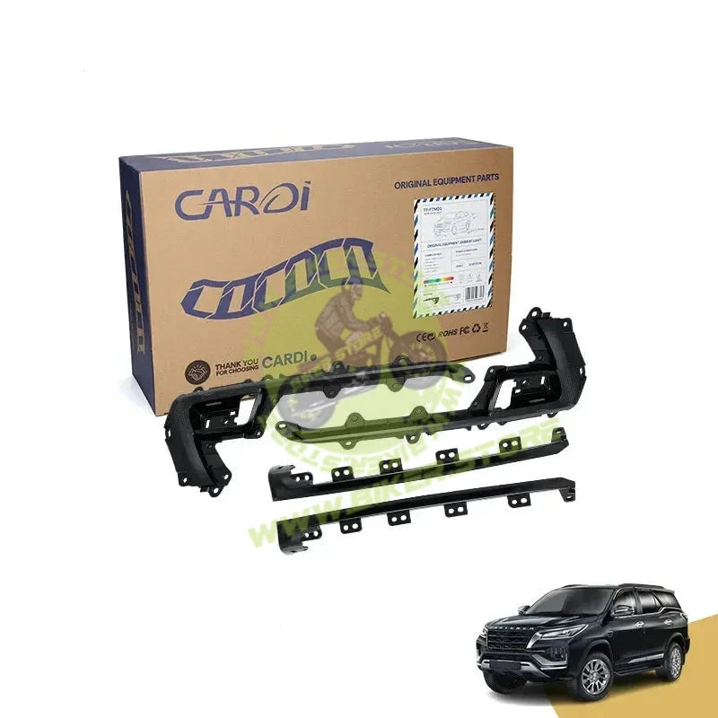 Cardi Ambient Smart LED Specific fit Kit for Toyota Fortuner with App Control - Biker.Store - www.biker.store