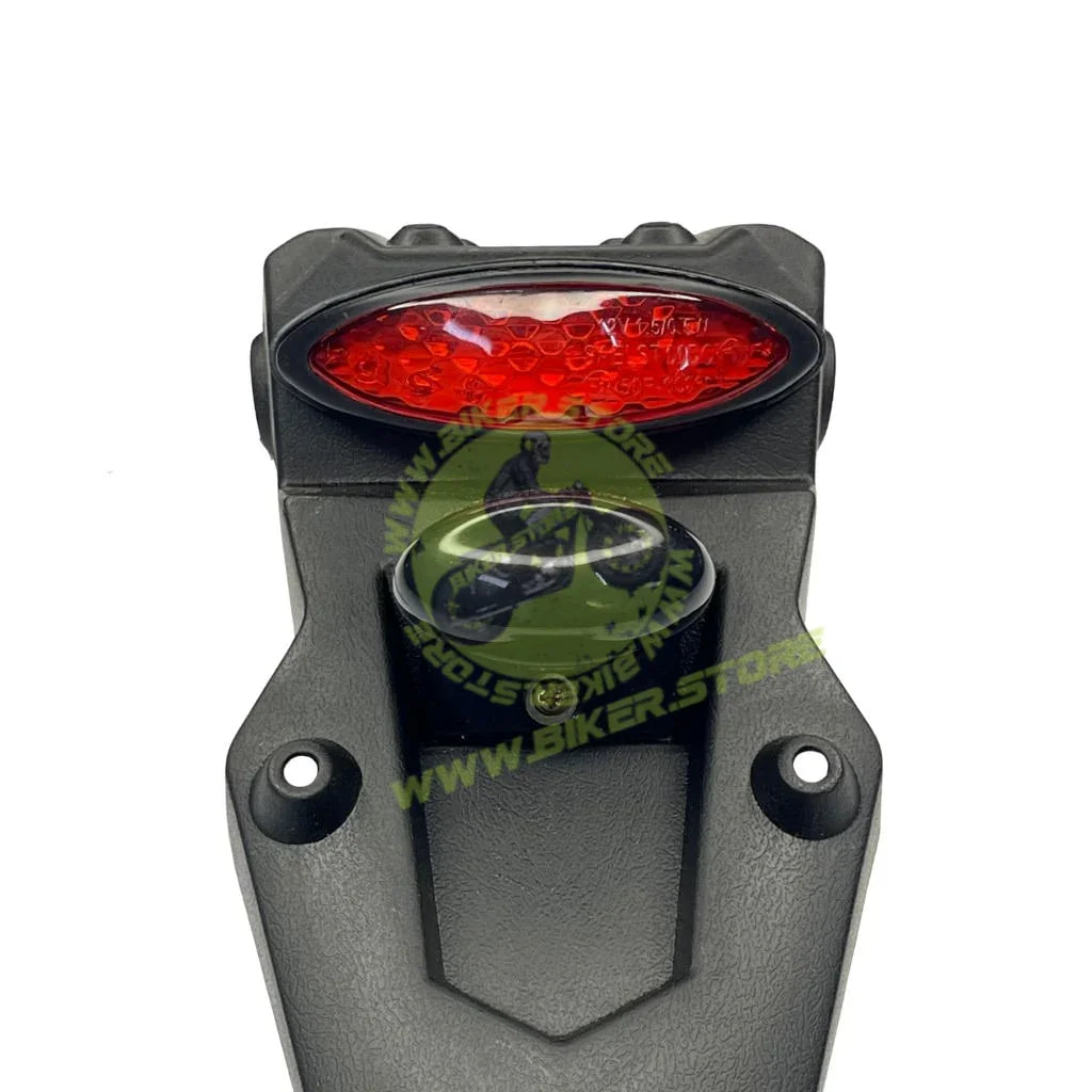 Short Tail Tidy for Hero Xpulse 200 4V | [ABS/with Tail Light] | Minimalist Fender Eliminator (Plug & Play) - [Black/ABS Finish] - Biker.Store - www.biker.store