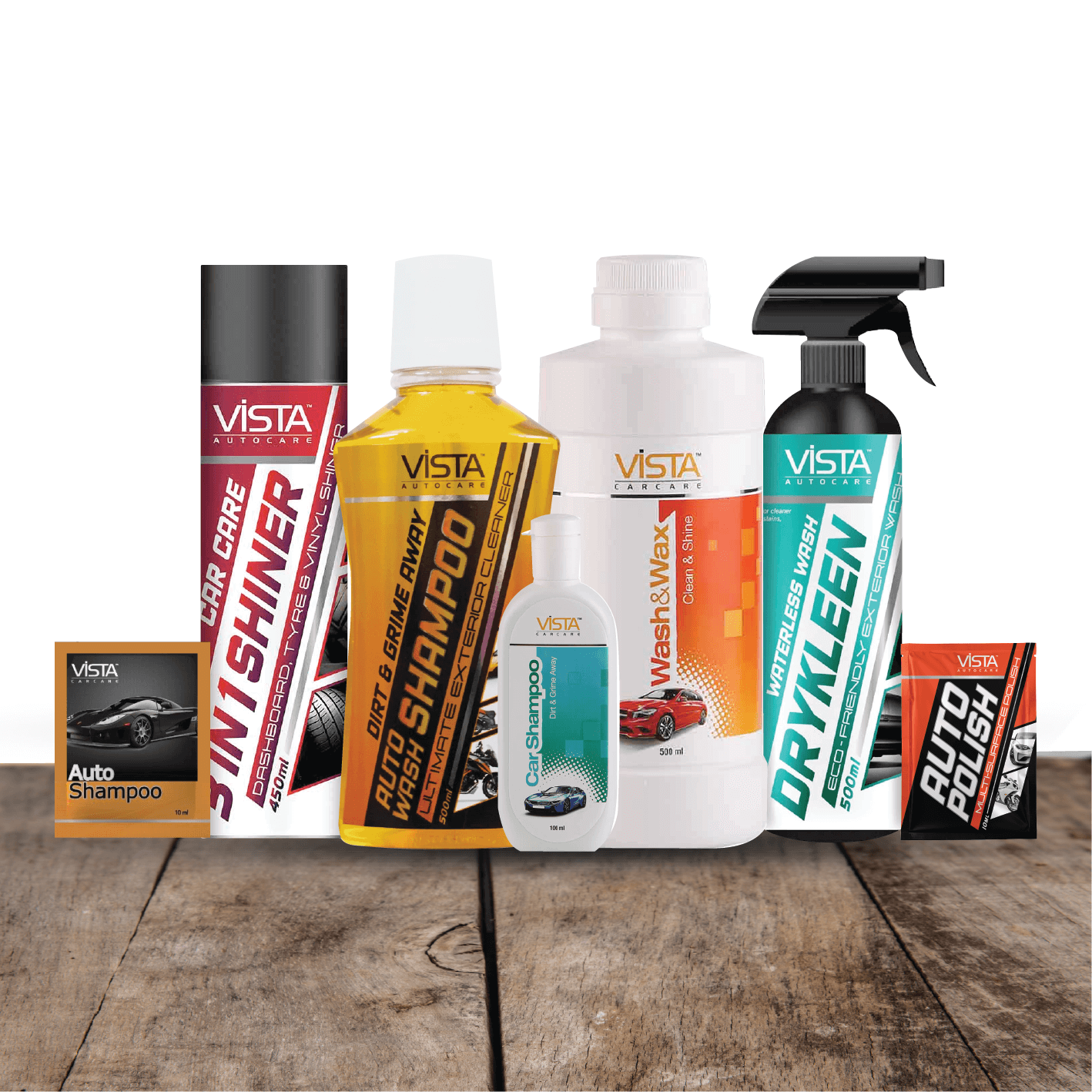 Vista Auto Wash Shampoo 500 ml - pH Balance Formula, For Car And Bike - Biker.Store - www.biker.store