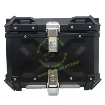 BSDDP 45L Matte Black Top Box Aluminium (Fits Full Face Helmet) - Top Box - 45Ltr (Black :- Aluminium) - Biker.Store - www.biker.store