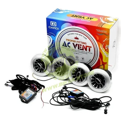 Cardi Ambient Smart LED AC Vent Kit for Thar & Thar Roxx, 8-in-1 Atmosphere Lamp K4 Plus with App Control - Biker.Store - www.biker.store