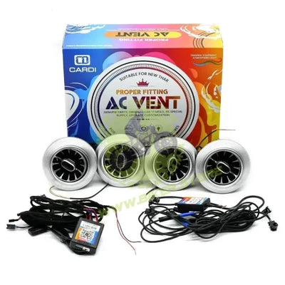 Cardi Ambient Smart LED AC Vent Kit for Thar & Thar Roxx, 8-in-1 Atmosphere Lamp K4 Plus with App Control - Biker.Store - www.biker.store