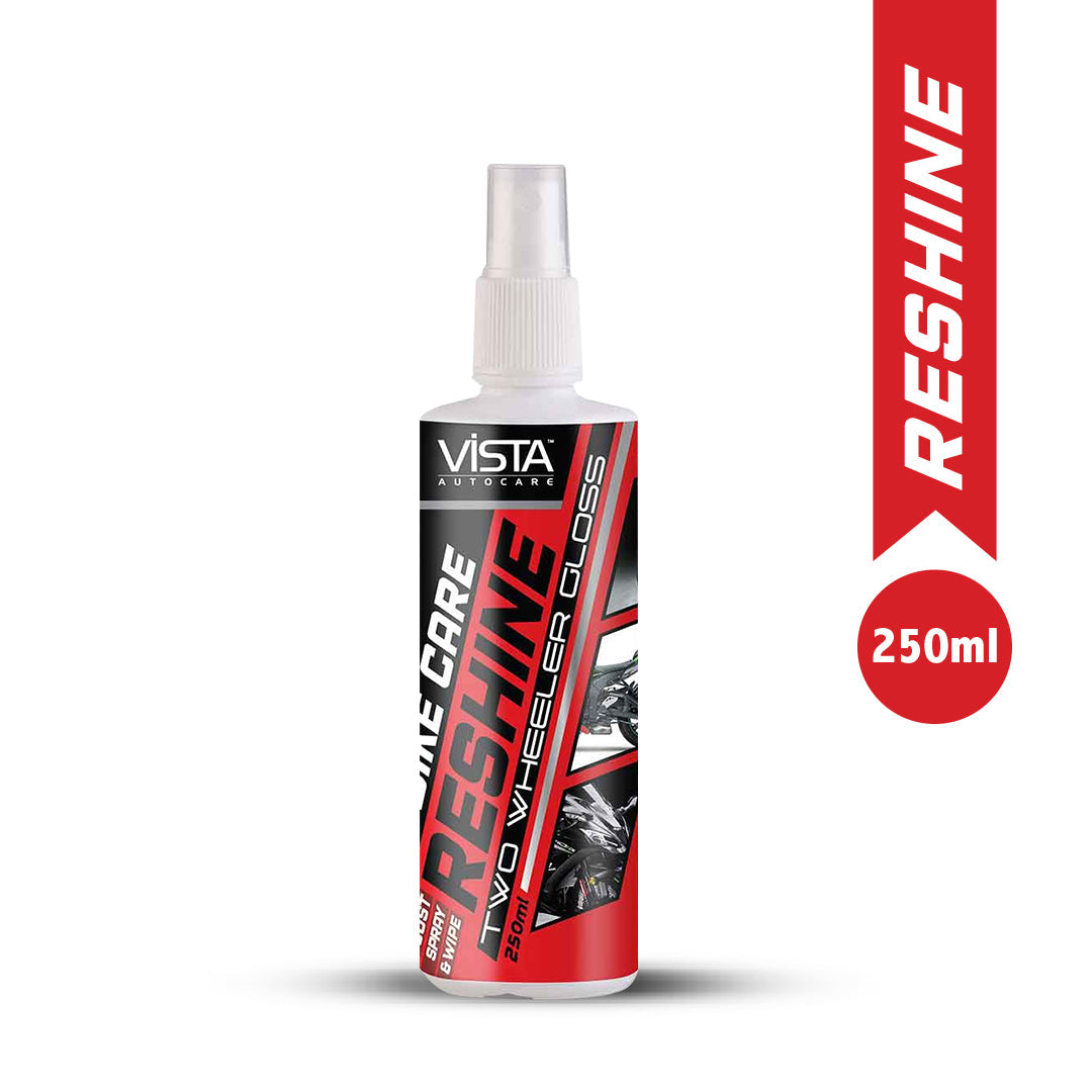 Vista Reshine Car and Two Wheeler Gloss 250 ml - Biker.Store - www.biker.store