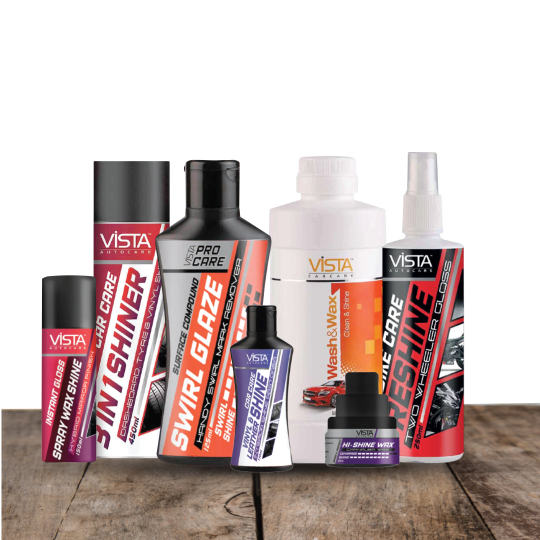 Vista Reshine Car and Two Wheeler Gloss 250 ml - Biker.Store - www.biker.store
