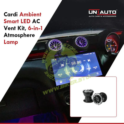 Cardi Ambient Smart LED AC Vent Kit for Swift 2018-2023, 6-in-1 Atmosphere Lamp K4 Plus with App Control - Biker.Store - www.biker.store