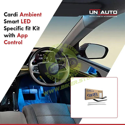 Cardi Ambient Smart LED Specific fit Kit for Mahindra XUV700 with App Control - Biker.Store - www.biker.store