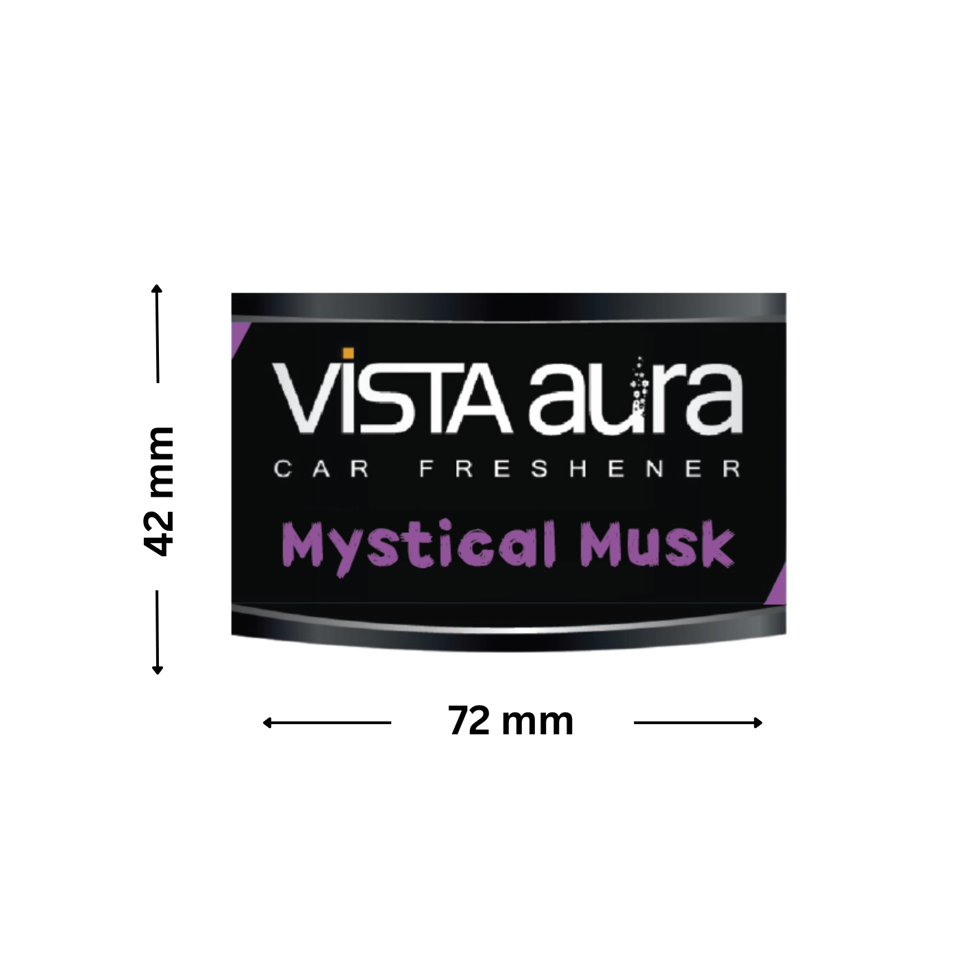 Vista Aura Natural Fiber Car Air Freshener - Mystical Musk 40 g - Biker.Store - www.biker.store