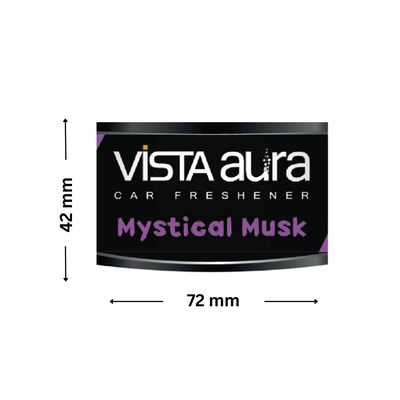Vista Aura Natural Fiber Car Air Freshener - Mystical Musk 40 g - Biker.Store - www.biker.store