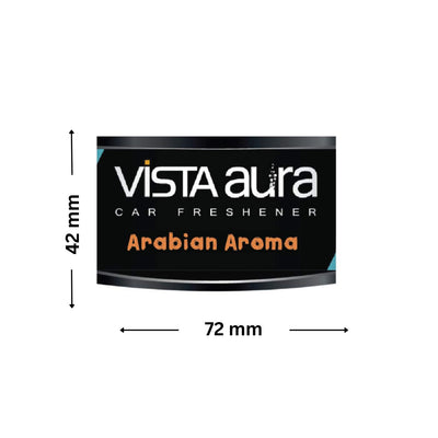 Vista Aura Natural Fiber Car Freshener - Arabian Aroma 40 g - Biker.Store - www.biker.store