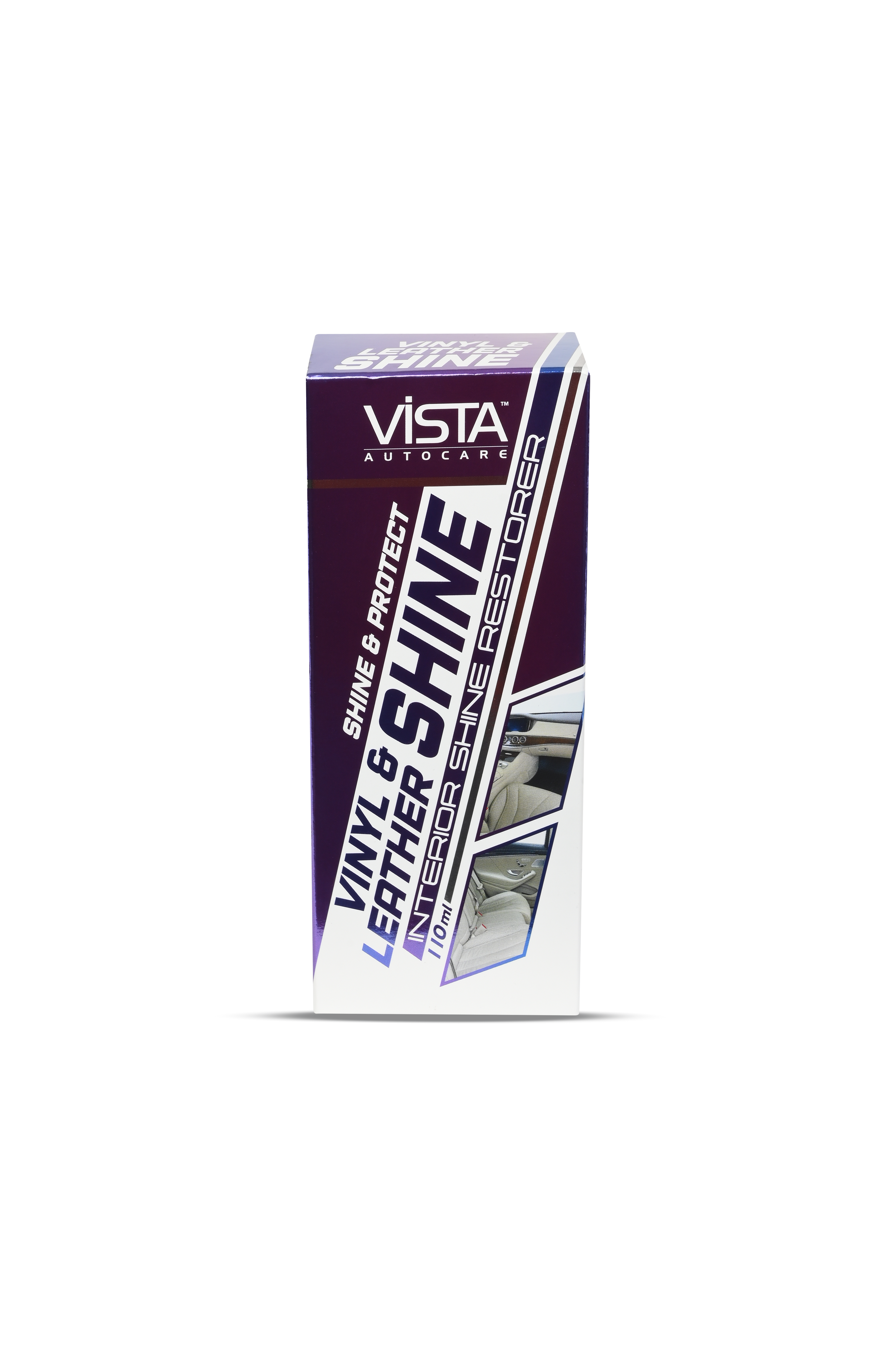 Vista Vinyl & Leather Shine 110 ml (Free Applicator Sponge) - Biker.Store - www.biker.store