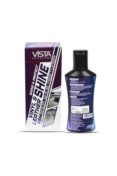 Vista Vinyl & Leather Shine 110 ml (Free Applicator Sponge) - Biker.Store - www.biker.store