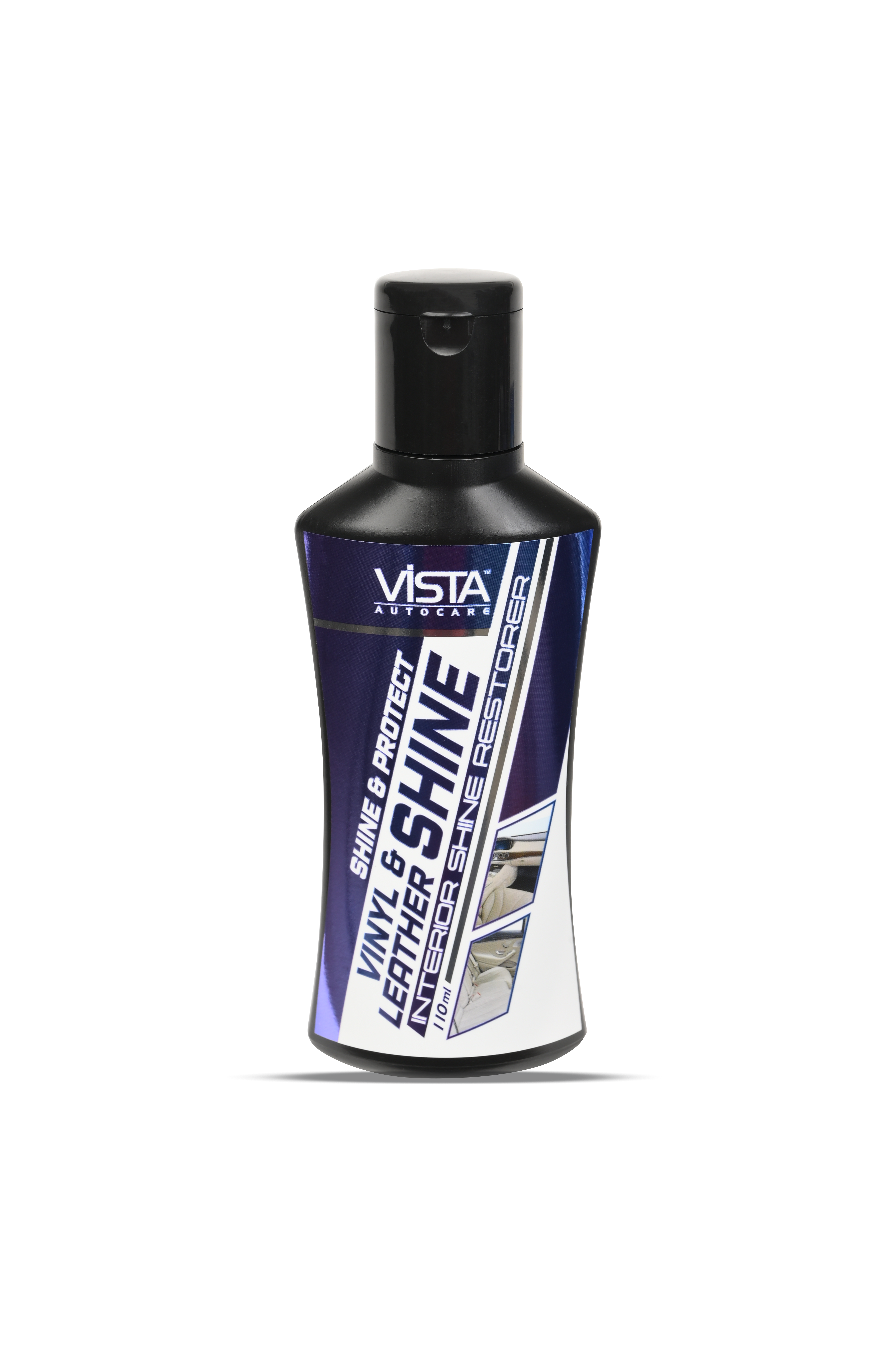Vista Vinyl & Leather Shine 110 ml (Free Applicator Sponge) - Biker.Store - www.biker.store