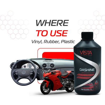 Vista Dashine 1 L Non-Greasy Dashboard Polish - Biker.Store - www.biker.store