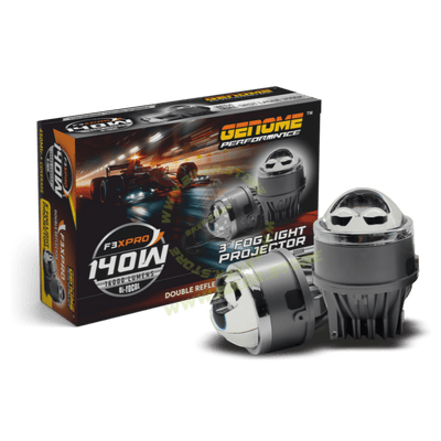Genome F3X DUO 120W 2IN 1 Bi-LED Foglight 3 Inch Car Foglamp - Biker.Store - www.biker.store
