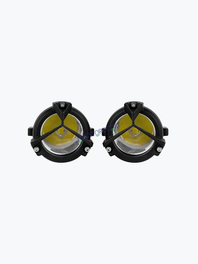 HJG Mercedes Y Lens Version 1.0 CREE Foglight Ultra Wide CREE Intensity LED Driving Fog Lights White (2*45W = 90W Total) Universal For All Cars & Bikes HJG CREE Off Road Foglights Spread LIU HJG Trident 1.0 Mercedes Y Lens Version 1.0 Foglight, Pack of 2 - Biker.Store - www.biker.store