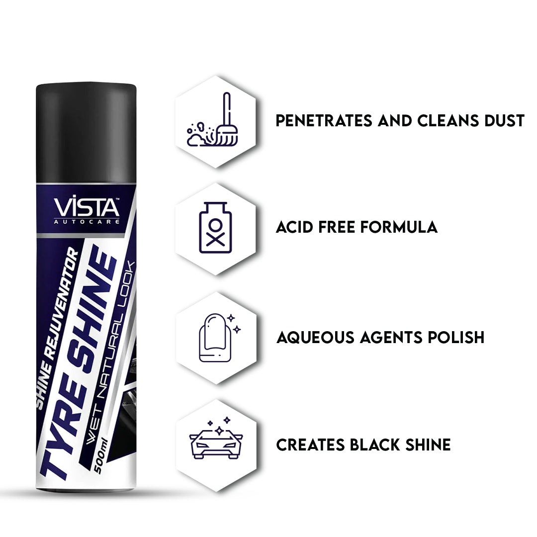 Vista Tyre Shine 500 ml - Biker.Store - www.biker.store