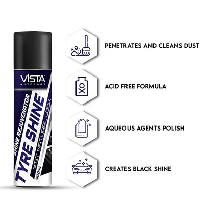 Vista Tyre Shine 500 ml - Biker.Store - www.biker.store