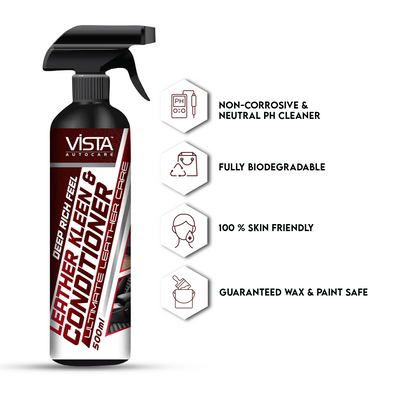 Vista Leather Kleen & Conditioner 500 ml - Biker.Store - www.biker.store