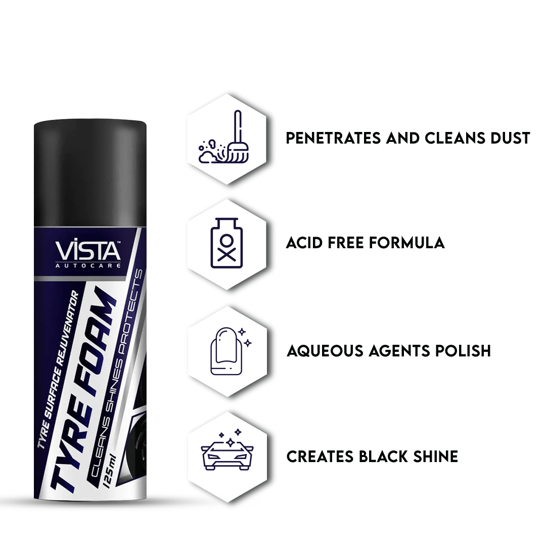 Vista Tyre Foam 125 ml - Biker.Store - www.biker.store
