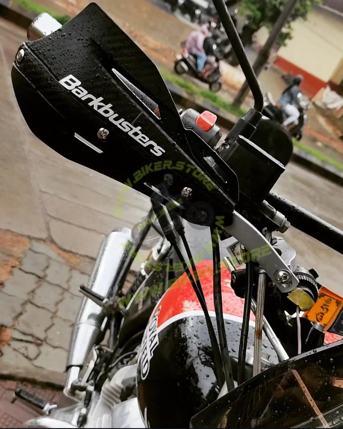 Bark Buster Metal HandGuard (Black) - HAND PROTECTOR for Universal Fit Motorcycles - Biker.Store - www.biker.store