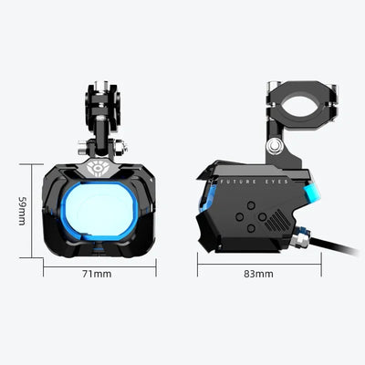 Future Eyes F30-P Auxiliary Lights - Biker.Store - www.biker.store