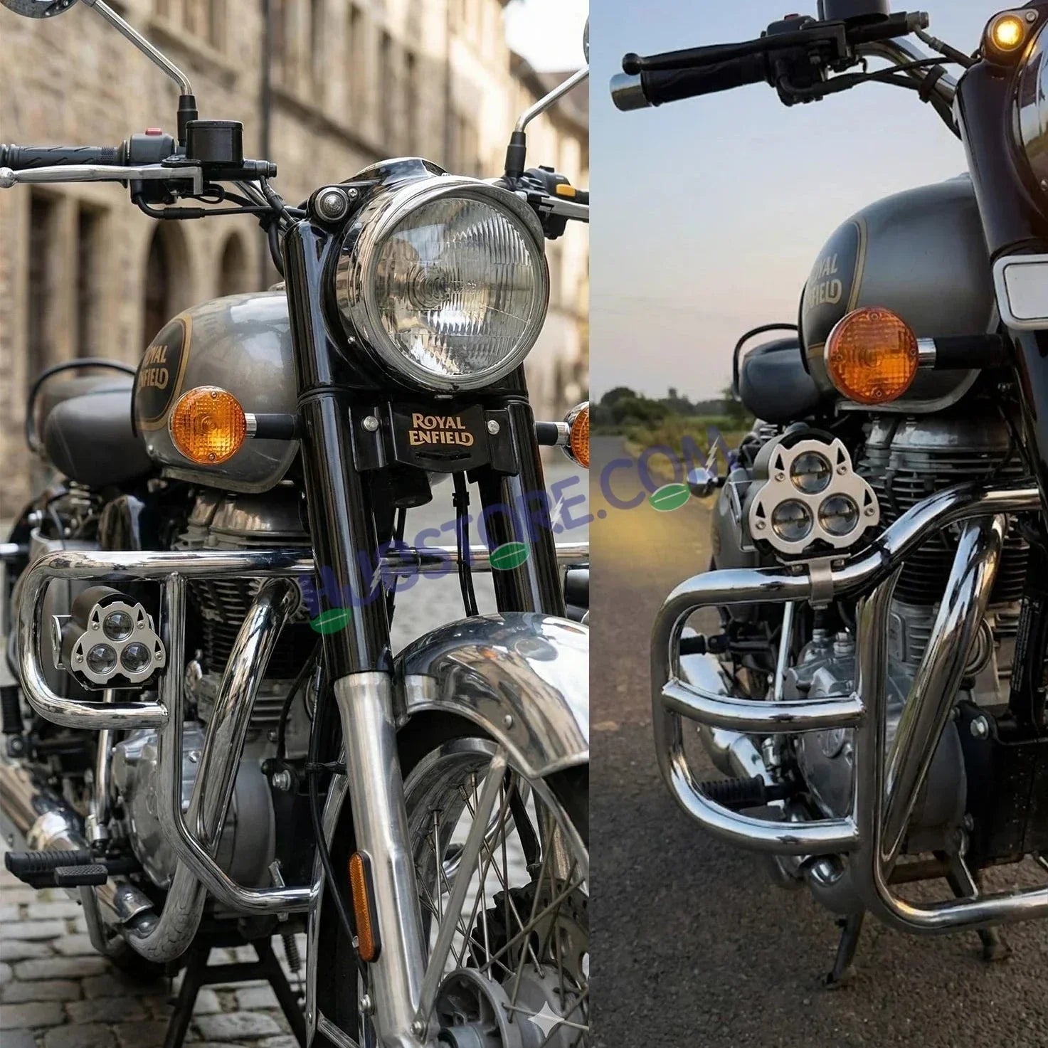HJG G15 Dragon Triple Lens 60W Foglight with White/Yellow/Flash Mode Projector Foglight 60W Foglight Ultra Wide Dual Intensity LED Fog Lights White/Yellow/Warm White/Flash Hi/Lo Beam Fog Universal For All Cars & Bikes LIU HJG G15 Dragon 60W Foglight 2pc - Biker.Store - www.biker.store