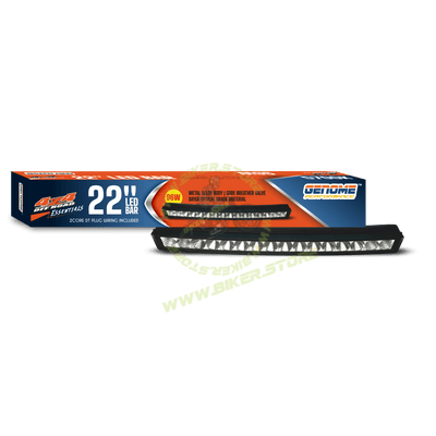 Genome 22″ LED BAR, 96W (Combo Beam, Curved Profile) Car Foglight - Biker.Store - www.biker.store