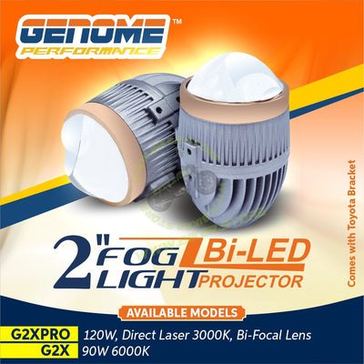 Genome 2 Inch FOG LIGHT BI-LED FOG LIGHT G2X 2' Car Foglight - Biker.Store - www.biker.store